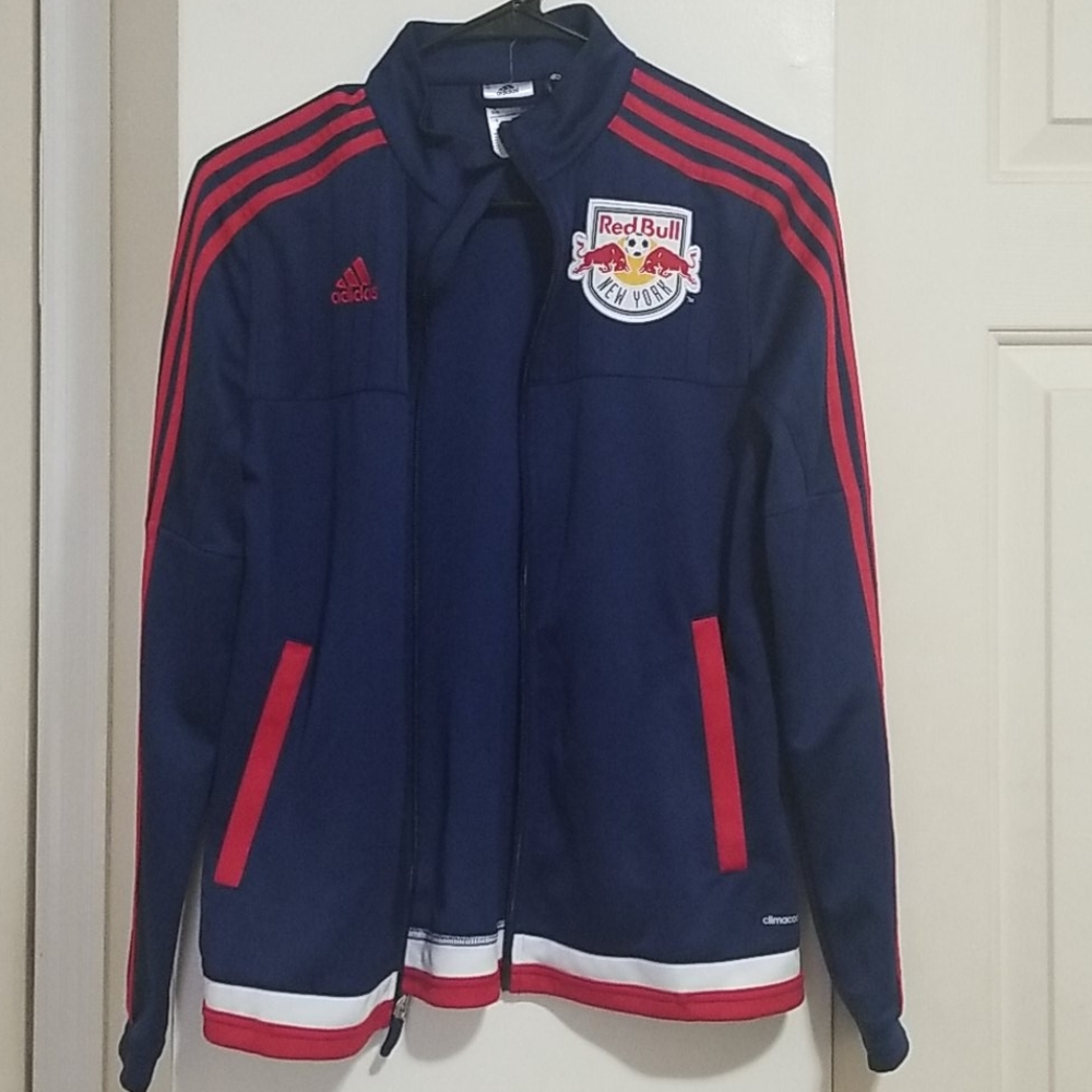Boys size S Red Bull soccer zip up